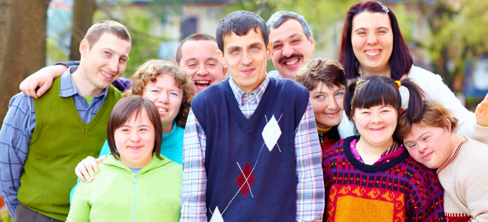 group of people with special needs